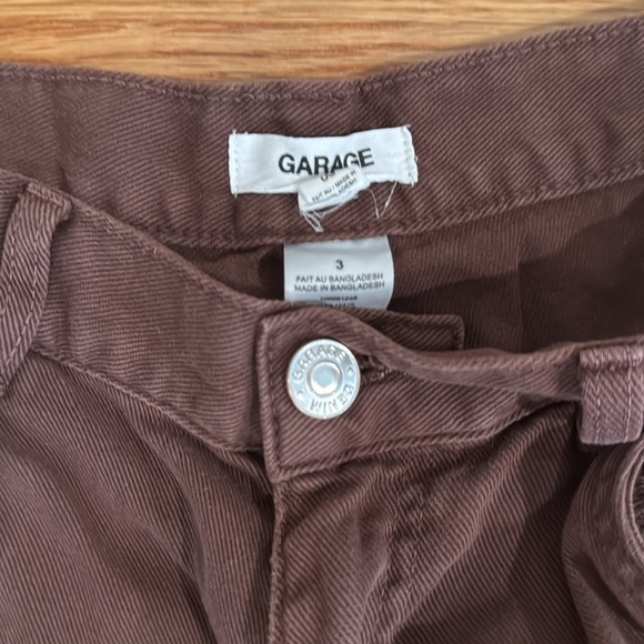Garage Brown Carpenter Pants - size 3 - Picture 2 of 3